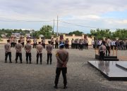 Kapolres Soppeng Pimpin Apel Jam Pimpinan Terakhir Sebelum Bertugas di Tempat Yang Baru