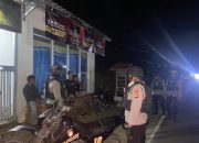 Personil Samapta Polres Majene Gelar Patroli Malam untuk Antisipasi Gangguan Kamtibmas