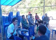 Bhabinkamtibmas dan Babinsa Pantau Situasi Kamtibmas di Desa Salurindu