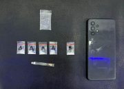 Satres Narkoba Polres Bone Tangkap 5 Pelaku Penyalahgunaan Narkotika, 5 Saset Sabu Diamankan