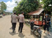 Polsek Sumarorong Laksanakan Patroli Jalan Kaki Ciptakan Kamtibmas Aman dan Nyaman