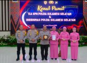 Kapolda Sulsel Pimpin Upacara Pelantikan Dirbinmas dan Serah Terima Jabatan Ka SPN Polda Sulsel