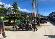 Patroli Jalan Kaki Sat Samapta Polres Mamasa Amankan Situasi Kamtibmas di Wilayah Hukum Polres Mamasa