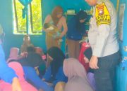 Personel Polsek Aralle Laksanakan Monitoring Pelaksanaan Posyandu untuk Pencegahan Stunting di Desa Hahangan