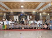Kapolres Soppeng Pimpin Safari Shalat Subuh di Masjid Agung Darrusalam
