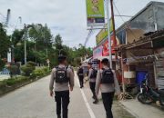 Satuan Samapta Polres Mamasa Gelar Patroli Jalan Kaki Untuk menjaga Kamtibmas Tetap Aman Kondusif