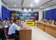 Polres Maros Gelar Rapat Analisa Dan Evaluasi Gelar Operasional Siskamtibmas Bulanan