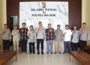 Pererat Sinergitas, Kapolres Majene Terima Kunjungan Silaturrahmi KPU Majene