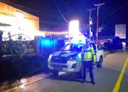 Patroli Blue Light Satlantas Polres Mamasa Dalam Upaya Menjaga Kelancaran Lalu Lintas di Malam Hari