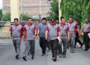 Jaga Kebugaran, Personel Polres Bulukumba Olahraga Jalan Kaki.