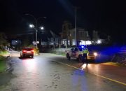 Sat Lantas Polres Mamasa Lakssnakan Blue Light Patrol Jaga Keamanan dan Ketertiban di Malam Hari