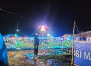 Personel Polsek Mambi Monitoring dan Laksanakan Pengamanan Pasar Malam Kegiatan Berlangsung Aman dan Kondusif