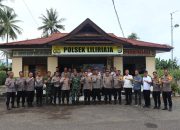 Kapolres Soppeng Bersama Ketua Bhayangkari Cabang Kunjungi Polsek Liliriaja