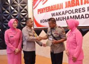 Upacara Penyerahan Jabatan dan Pelepasan Waka Polres Pinrang Berlangsung Khidmat