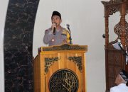 Program Safari Jumat Berlanjut, AKBP Aditya Sampaikan Himbauan ini Ke Jamaah Masjid Nursalam