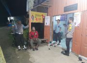 Personel Polsek Tabulahan Laksanakan Patroli Malam untuk Ciptakan Situasi Kondusif