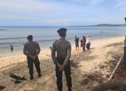 Patroli Ke Objek Wisata Pantai Dato, Satuan Samapta Polres Majene Imbau Wisatawan Waspada Tindak Kriminal
