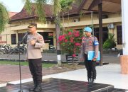 Kapolres Pinrang Ingatkan Personel untuk Hindari Pelanggaran dalam Apel Pagi Jam Pimpinan