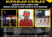 Ungkap Curat, Resmob Polres Toraja Utara Berhasil Ringkus Pelaku Hingga ke Kota Makassar