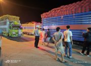 Berikan Rasa Aman Terhadap Masyarakat Yang Sedang Beristirahat Sat Lantas Menggelar Patroli Rutin