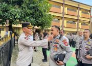 Kapolres Gowa Pimpin Apel Pagi Bertema “Disiplin”, Perintahkan Pemeriksaan Sikap Tampang dan Latihan PBB