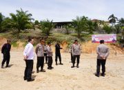 Kapolda Sulbar Tinjau Lahan Pembangunan Barak Siaga Brimob di Mateng