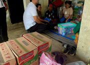 Peduli Korban Kebakaran, Polres Tator Berikan Bansos di Gandasil