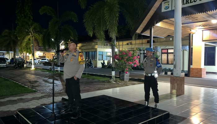 Apel Siaga Digelar Jelang Sidang Pleno Penetapan Bupati dan Wakil Bupati Pinrang