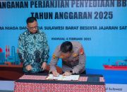 Polda Sulbar Teken MoU Penyediaan BBM Dengan PT Pertamina Patra Niaga 