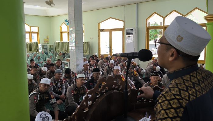 Batalyon B Pelopor Satuan Brimob Polda Sulsel Peringati Isra Mi’raj Nabi Muhammad Saw, Kompol Ramli Sampaikan Pesan Penting