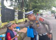 Jumat Berkah, Dirlantas Polda Sulbar Berbagi Sesama