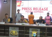 Kapolres Soppeng Pimpin Press Release Hasil Ungkap Kasus Persetubuhan Anak Kandung