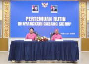 Penuh Keakraban, Bhayangkari Sidrap Gelar Pertemuan Rutin