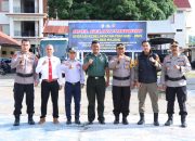 Polres Majene Laksanakan Apel Gelar Pasukan Operasi Keselamatan Marano 2025