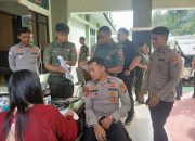Polres Mamasa Gelar Donor Darah dalam Rangka HUT ke-79 Persit Kartika Chandra Kirana
