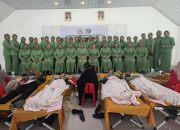 Persit Kartika Chandra Kirana Cabang XLIV Kodim 1420 Sidrap Gelar Donor Darah dan Layanan Kesehatan dalam Rangka HUT ke-79