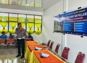 Sat Lantas Polres Sidrap Sosialisasikan Keselamatan Lalu Lintas di SMPN 3
