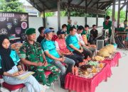 Babinsa Koramil 1420-06/Panca Rijang Hadiri Pembukaan Tournament Sepak Bola Mini Sar X JTRT Cup I Tahun 2025