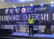 Satlantas Polres Soppeng Gelar Sosialisasi Tertib Berlalu Lintas Kepada Peserta Jambore Daerah II CB Sulawesi Selatan