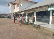 Koramil 1420-02/Tellu Limpoe Bersama Warga Laksanakan Pembersihan Pasar