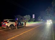 Polres Majene Gelar Patroli Blue Light untuk Tekan Pelanggaran Lalu Lintas Malam Hari