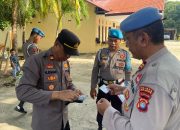 Propam Polres Majene Gelar Gaktiblin di Polsek Sendana, Tekankan Disiplin dan Profesionalisme