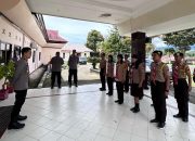 Waka polres Mamasa Pimpin Pelepasan Saka Bhayangkara Polres Mamasa Menuju Loka Bara Daerah 2 di Mamuju