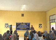 Unit Kamseltibcar Sat Lantas Polres Majene Sosialisasikan Keselamatan Berlalu Lintas di SMKN 1 Majene