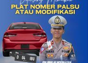 Operasi Keselamatan Pallawa 2025, IPDA Dimas : Stop Menggunakan TNKB Tidak Sesuai Spektek