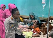 Kapolres Pinrang Kunjungi Korban Penganiayaan Terhadap Anak di Bawah Umur di Rumah Sakit Lasinrang