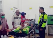 Ini Kronologi Kecelakaan Lalulintas Truk Vs Truk, Supir Mengalami Luka Serius