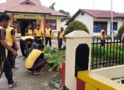 Polsek Wara Utara Lakukan Pananaman Panen Sayuran Perdana di Pekarangan Pangan Bergizi
