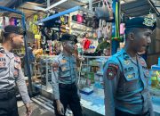 Satuan Samapta Polres Majene Gelar Patroli Jalan Kaki untuk Jaga Kondusifitas Kota