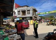 Satlantas Polres Mamasa gelar patroli jalan kaki untuk cegah kemacetan dan kecelakaan